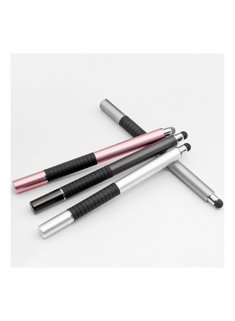4 Pcs Capacitive Stylus Pens - 2 in 1 Magnetic Disc Stylus with Cap, Universal Touch Screen Pen for iPads, Tablets, iPhones, and Android Devices - Image 2